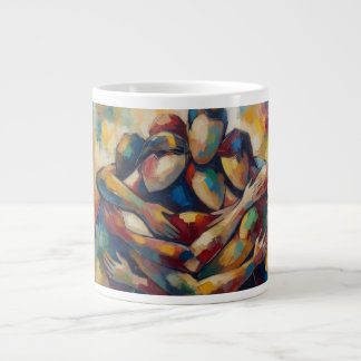 Caneca De Café Grande Abstrato