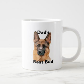Caneca De Café Grande Abstrato alemão Shepard Specialty Mug