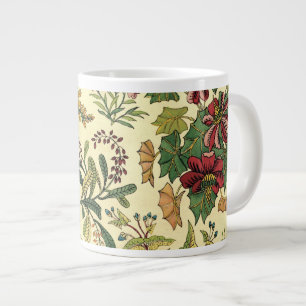 Caneca De Café Grande Abundance Floral Antiga