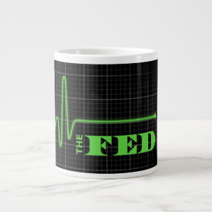 Caneca De Café Grande Acabar com o Fed deu em nada