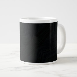 Caneca De Café Grande Aceitação | Textura Abstrato escura