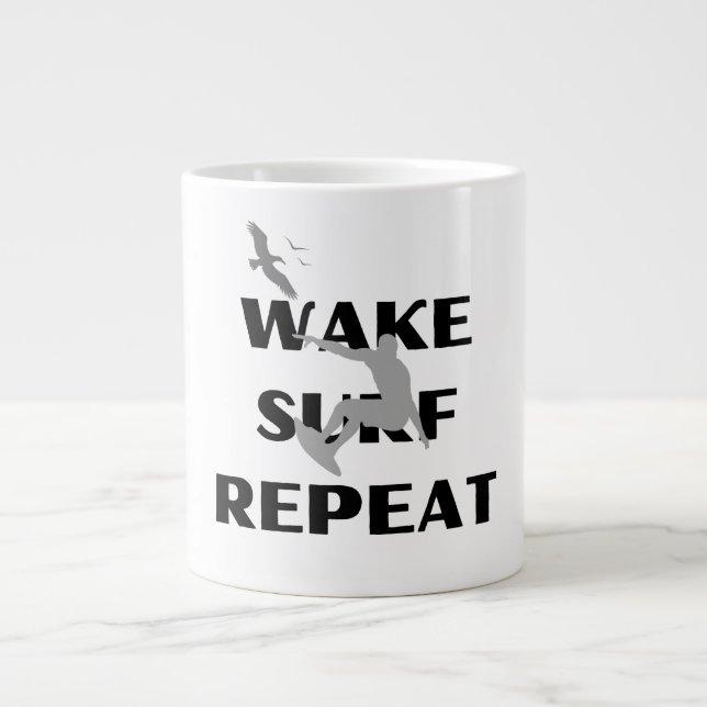 Caneca De Café Grande Acordar Mug em alta velocidade (Frente)