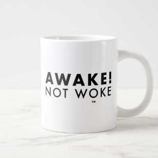 Caneca De Café Grande Acorde! Não é o Woke™ LOGO Giant Jumbo Mug