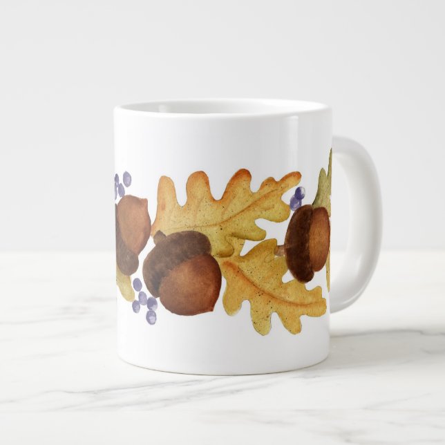 Caneca De Café Grande Acorn - Jumbo Mug (Frente Esquerda)