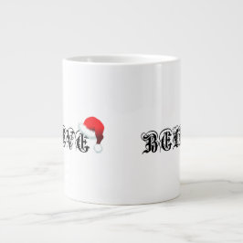 CANECA DE CAFÉ GRANDE ACREDITE EM SANTA CLAUS HAT XMAS TIME NATAL EVE