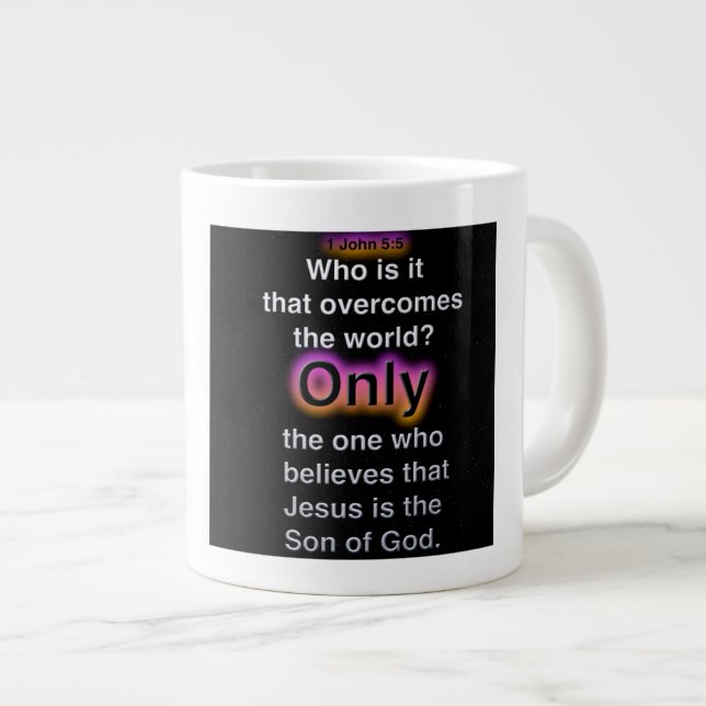 Caneca De Café Grande Acredite- Jumbo Mug (Frente Esquerda)