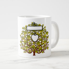 Caneca De Café Grande Adicionar seu texto e Fotos - Jumbo Mug