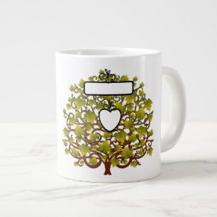 Caneca De Café Grande Adicionar seu texto e Fotos - Jumbo Mug