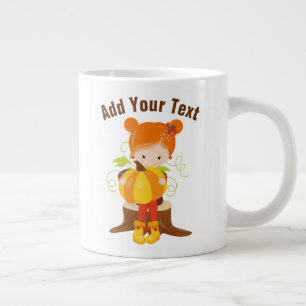 Caneca De Café Grande Adicionar seu texto - Jumbo Mug