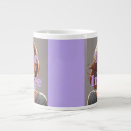 Caneca De Café Grande Adicione seu arquivo de fotos personalizado Jumbo 