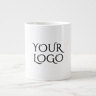 Caneca De Café Grande adicione seu logotipo em branco