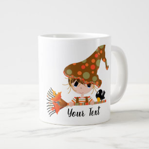 Caneca De Café Grande Adicione seu texto Jumbo Mug