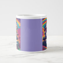 Adicione Seu Texto Jumbo Mug De Texto Personalizad