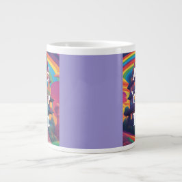 Caneca De Café Grande Adicione Seu Texto Jumbo Mug De Texto Personalizad