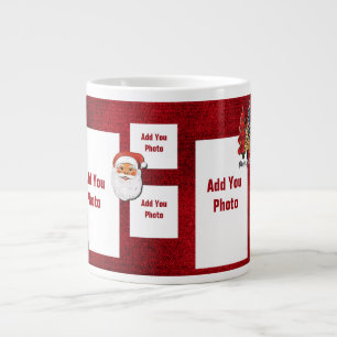 Caneca De Café Grande Adicione sua foto - Jumbo Mug
