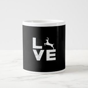 Caneca De Café Grande Adorável Design Estético Tendência Amante de Veado