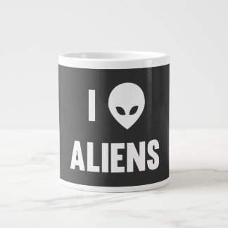 Caneca De Café Grande Adoro Aliens