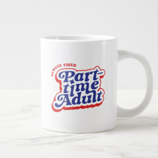Caneca De Café Grande Adulto em Tempo Parcial