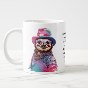 Caneca De Café Grande Advertência Engraçada De Uma Lama