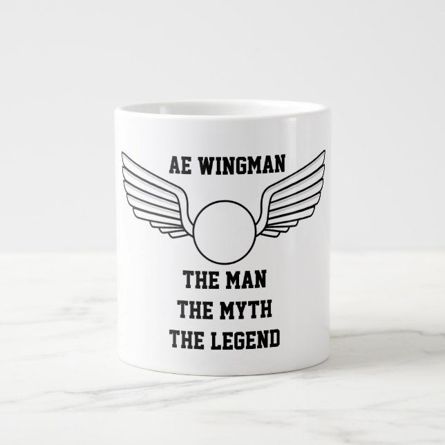 Caneca De Café Grande AE Wingman Mug (Frente)