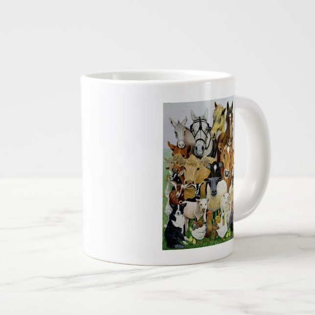 Caneca De Café Grande Afecções dos (Frente Esquerda)