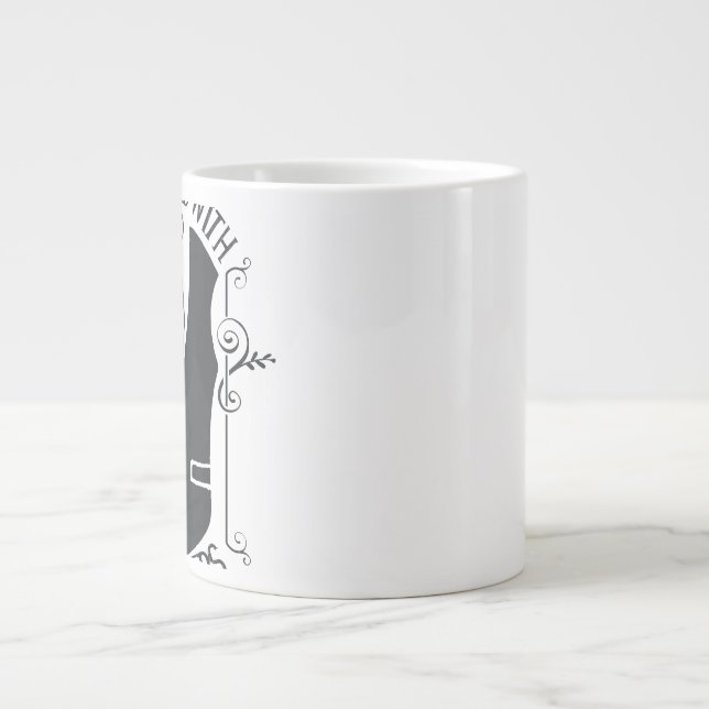 Caneca De Café Grande Afiliados Aos Hustlers (Frente)