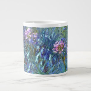 Caneca De Café Grande Agapanthus Impressionismo Art Mug