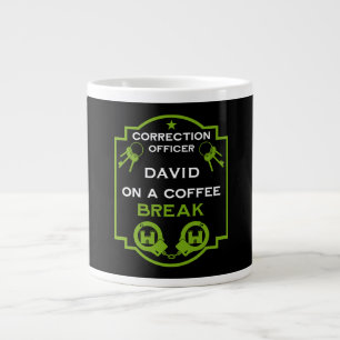 Caneca De Café Grande Agente de Correção da Prisão