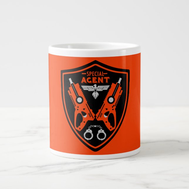 Caneca De Café Grande Agente Especial Kid (Frente)
