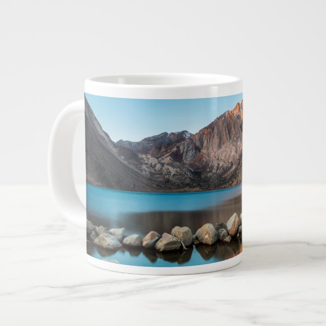 Caneca De Café Grande Água | Lago Convenict Sierra Nevada (Frente Esquerda)
