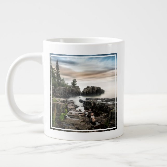 Caneca De Café Grande Água | Lago Superior Grand Marais, Minnesota (Esquerda)
