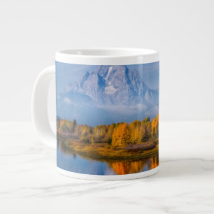 Caneca De Café Grande Água Oxbow Bend Jackson Wyoming