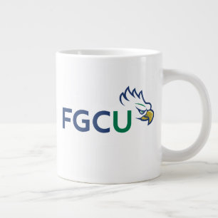 Caneca De Café Grande Águias da Universidade de Florida Gulf Coast
