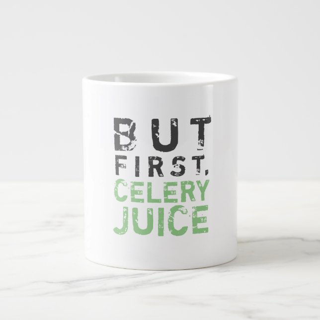 Caneca De Café Grande Aipo Juice Mug (Frente)