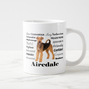 Caneca De Café Grande Airedale Jumbo Mug