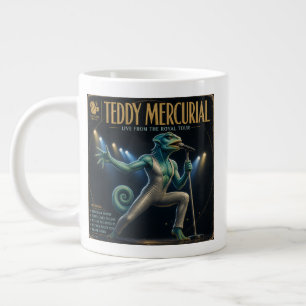 Caneca De Café Grande Álbum Teddy Mercurial: uma Paródia