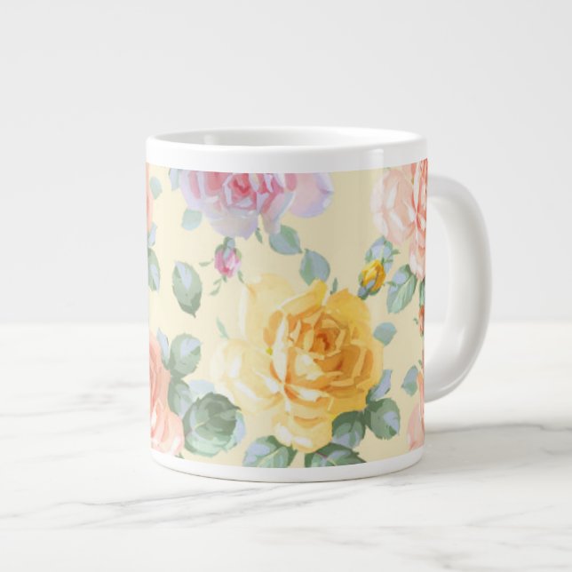 Caneca De Café Grande Álcool botão (Frente Esquerda)