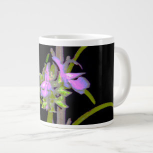 Caneca De Café Grande Alecrim em Flor