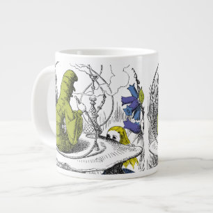 Caneca De Café Grande Alice no País das Maravilhas Jumbo Mug