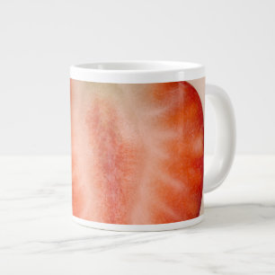 Caneca De Café Grande Alimento - Fruta - Fatia de Morango