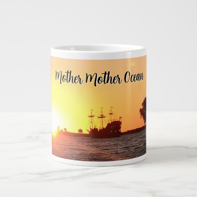 Caneca De Café Grande Alma de Pirata (Frente)