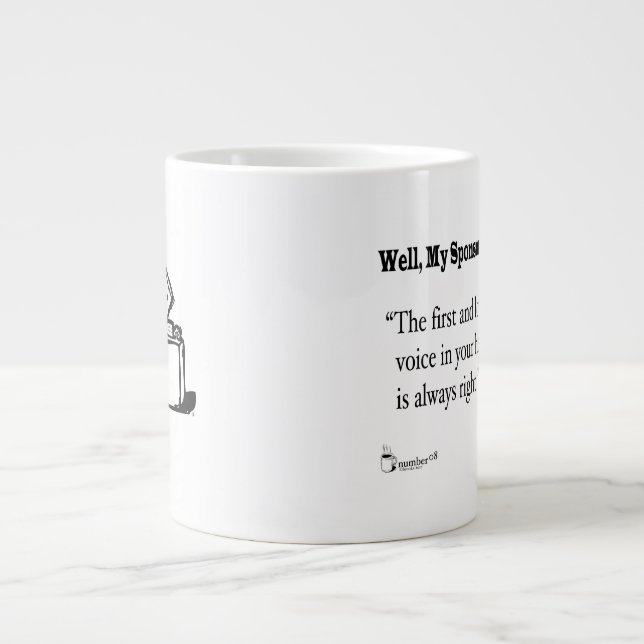 Caneca De Café Grande alto (Frente)