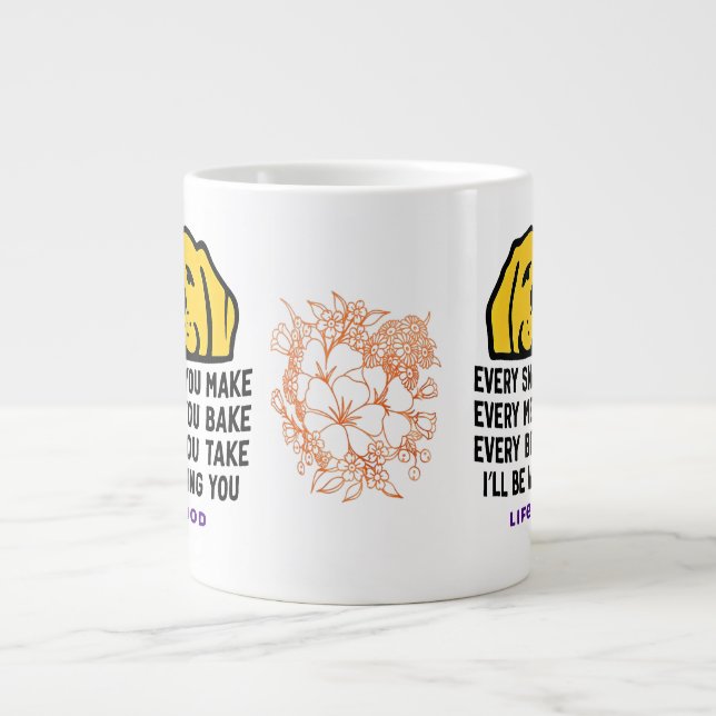 Caneca De Café Grande Always Watching Mug – Dog Snack Patrol Duty (Frente)