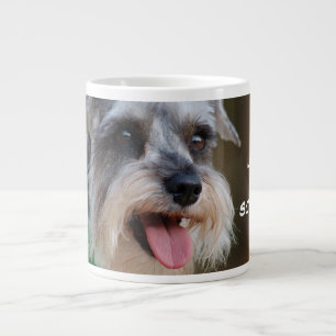 Caneca De Café Grande Amado por uma miniatura Schnauzer