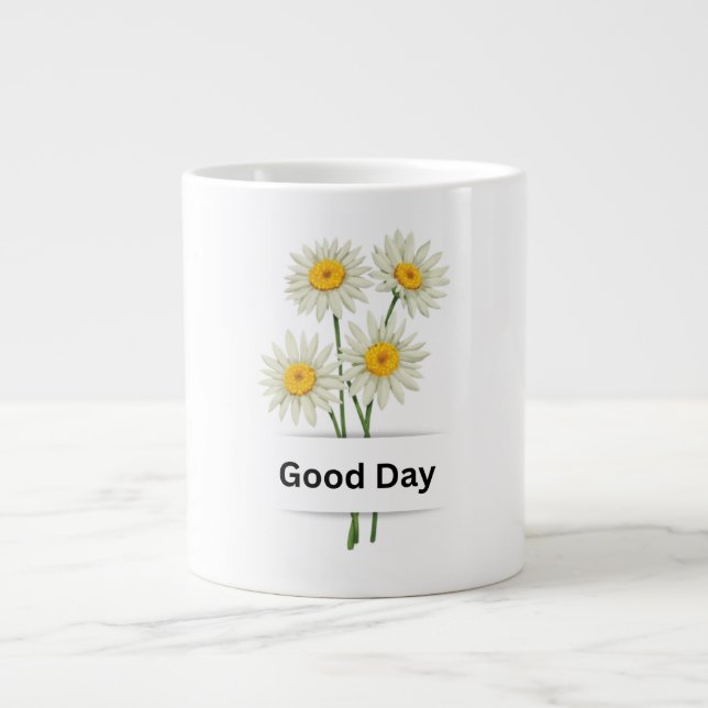 Caneca De Café Grande amante da natureza lama (Frente)