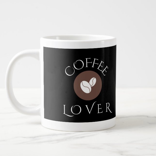 Caneca De Café Grande Amante de Café, Casa, Escritório e Presentes (Esquerda)