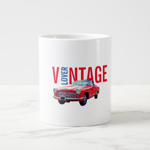 Caneca De Café Grande Amante Vintage