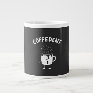 Caneca De Café Grande Amantes da Taça do Cafeine Kawaii, Funny Funny