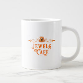 Caneca De Café Grande Amber por Mia Harlan Jewels Cafe Series