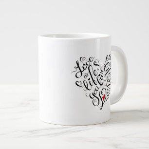 Caneca De Café Grande Ame A Vida Que Você Vive